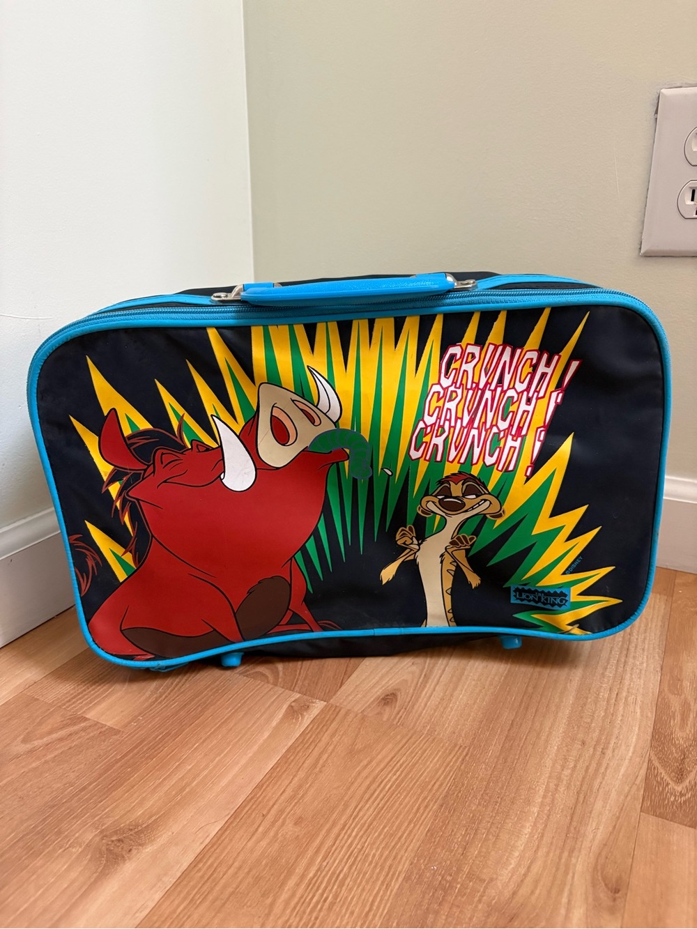 Kids vintage Disney Lion King Pumbaa & Timon Suitcase